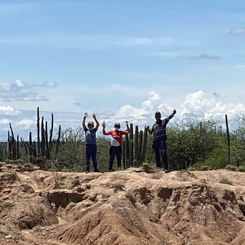 familia en el desierto de la tatacoa