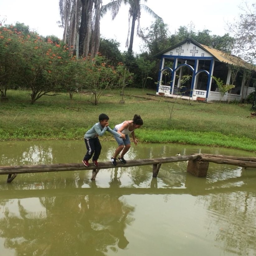 Haciendo "el camino de la vida" en la reserva Maná Dulce